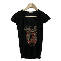 galliano(ガリアーノ) 半袖Tシャツ サイズXS レディース美品  - 黒×レッド×マルチ 刺繍のサムネイル
