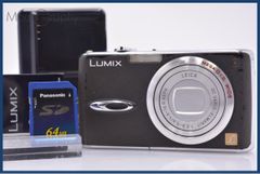 [Work Guaranteed] Panasonic LUMIX DMC-FX01 with battery, charger, and memory card included. Free shipping. #am7382