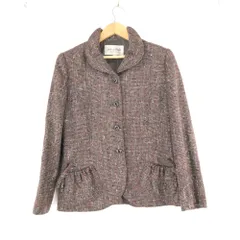 美品 jun ashida ジュンアシダ ジャケット 7 S相当 ウール他 レディース AO4271A37 のサムネイル