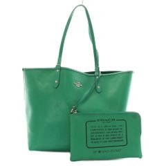 COACH リバーシブル トートバッグ グリーン系 A4収納可58024 - メルカリ