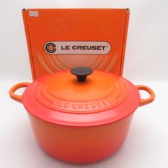LE CREUSET 両手鍋 20cm チェリーレッド【新品未使用】 | Mercari