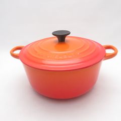 ル・クルーゼ Le Creuset ココット・オーバル チェリーレッド 27cm