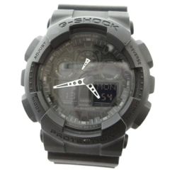 ベッカム着用】CASIO GA-100-1A1JF デジアナ マットブラック - メルカリ