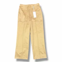 参考上代37400円 未使用 Graphpaper × YOKE 23AW 2Pleated Wide Trousers 2プリーツワイドトラウザーズ チノパンツ グラフペーパー ヨーク GM233-40904Y/YK23FW0458P-GP ベージュ 3のサムネイル