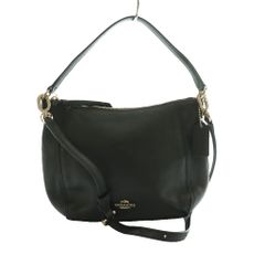 美品 COACH レザー ハンド ショルダー バッグ 2way 黒 F51990 - メルカリ