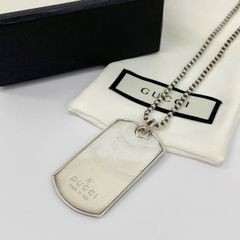 GUCCI グッチ ドッグタグ シルバー925 ネックレス プレート - メルカリ