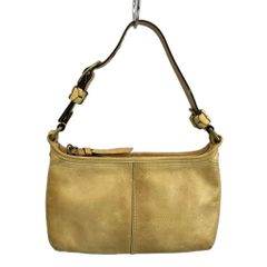 COACH コーチ グローブタンニンカウハイドレザー ショルダーバッグ 