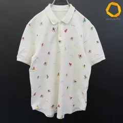 パパス Papas ポロシャツ 半袖 ブランドロゴ ロゴボタン 鹿の子 メンズ [x1011728]のサムネイル