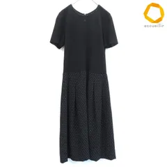 クレージュ courreges ロングワンピース 切替 半袖 ドット ロゴ レディース [s776820i]のサムネイル