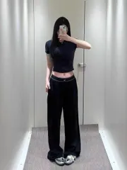 【新品】 Alo Yoga パンツ ボトム トラウザー アローヨガ ブラック ネイビー グレー