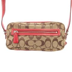 COACH コーチ シグニチャー ミニショルダー 6616 赤 レッド - メルカリ