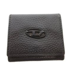 美品】オーバルD 二つ折り財布 ダークブラウン レザー メンズ
