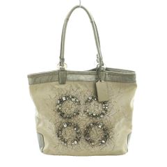 COACH Bijou Glitter Tote Bag Y2K Silver - メルカリ