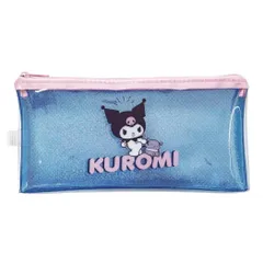 【メール便】クロミ ペンポーチ キラキラ フラットペンケースN サンリオ エムプラン 新学期準備文具 筆箱 小物入れ キャラクター グッズ 