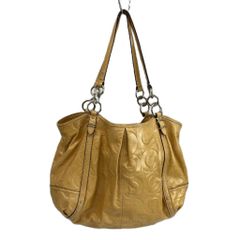 COACH オプアート シグネチャー ホーボー ワンショルダーバッグ 15727