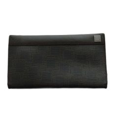 Dunhill d-eight ディーエイト 二つ折り長財布 エンボスロゴ 本革