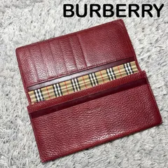 BURBERRY バーバリー 長財布 レザー ノバチェックのサムネイル