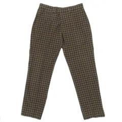 超美品 エトロ ETRO ストレッチコットン モールスキン チェック ストレートパンツ 48 トラウザー メンズのサムネイル