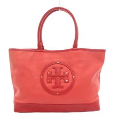 074/良品 Tory Burch トリーバーチ トートバッグ ピンク 牛革 - メルカリ