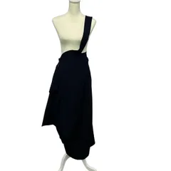 yohjiyamamoto(ヨウジヤマモト) ワンピース サイズSS XS レディース美品  - FO-S29-105 ダークネイビー ノースリーブ/ロング/変形デザインのサムネイル