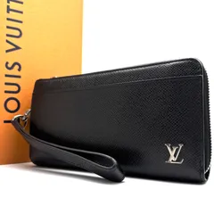 美品 ルイヴィトン LOUIS VUITTON タイガ ジッピー ドラゴンヌ L字ファスナー 長財布 クラッチバッグ ノワール ブラック 黒 レザー ストラップ付 RFID ボーナス 夏休み 父の日 ご褒美 旅行 美品 ルイヴィトン LOUIS VUITTON タイガ ジッピー ドラゴンヌ L字