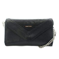 ディーゼル DIESEL 本革 チェーンウォレット スターチャーム 長財布 