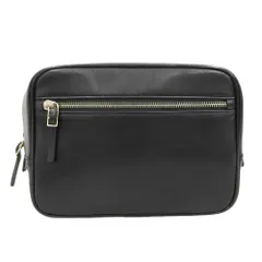 超美品 ポールスミス Paul Smith 現行タグ レザー セカンドバッグ クラッチバッグ ポーチ 黒 マルチストライプ メンズ ビジネス 旅 ゴルフ 数回使用のサムネイル