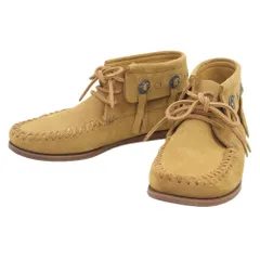 超美品 サンローランパリ SAINT LAURENT PARIS 377812 フリンジ モカシン スエードレザー シューズ 35 22.5cm ショートブーツのサムネイル