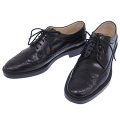BALLY レザー イントレチャート ドレスシューズ ブラック 36 - メルカリ