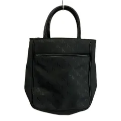 カルバンクライン CALVIN KLEIN ハンドバッグ レザー モノグラム ロゴ 黒 ブラック /XZ ■GY18のサムネイル
