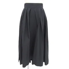 超美品 マディソンブルー MADISONBLUE TUCK VOLUME SKIRT 01 S タック ボリューム スカート 黒 定価81400円のサムネイル