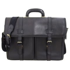 COACH オールドコーチ 2way ビジネスバッグ ターンロック5274 黒