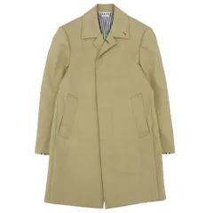 美品 トムブラウン THOM BROWNE 2023年商品 MOC001A00249250 ロゴストライプ 3カラー バルマカーンコート 46 メンズ 定価571423円のサムネイル