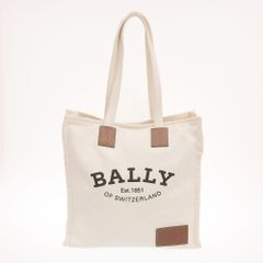 BALLY キャンバストートバッグ オフホワイト 保存袋付き - メルカリ
