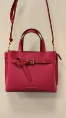 M02　マイケルコース　MICHAEL KORS　エミリア　バッグ　ショルダーバッグ　サッチェルスモール　本革　2WAY