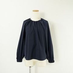美品 クードシャンス スタンドカラージョーゼットブラウス 