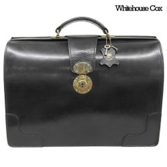 Whitehouse Cox レザー ブリーフケース ビジネスバッグ ネイビー