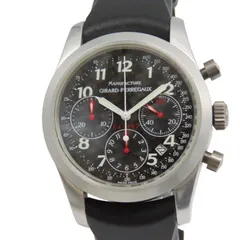 【中古】 Girard-Perregaux ジラールペルゴ 4955 フェラーリ 自動巻き ブラック ラバー クロノグラフ メンズ 人気 A2500612 【無料ギフトラッピング承ります】のサムネイル