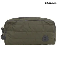 美品 モンクレール MONCLER 2017年商品 C209A5001810 BEAUTY 2 ZIP キルティングナイロン レザー セカンド クラッチバッグ メンズ ビジネス ゴルフのサムネイル