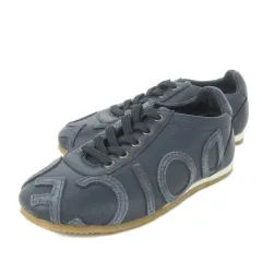 ドルチェ&ガッバーナ ドルガバ DOLCE&GABBANA スニーカー レースアップ レザー 革 ロゴ 男の子 ボーイズ 30 19.5cm 紺 ネイビー /CK5 ■GY99のサムネイル