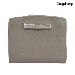 新品・付属品】ロンシャン 折り財布 二つ折り ロゾ レザー コンパクト