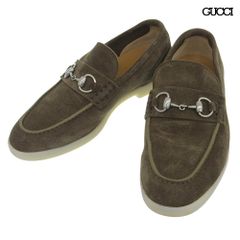 GUCCI ホースビットローファー イタリア製 モスグリーン 7 RG706 