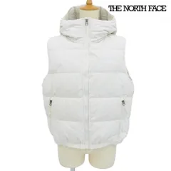 美品 ノースフェイス THE NORTH FACE NF0A833C ハイドレナライト ソリッド フーデッド ダウンベスト ホワイト サイズL レディースのサムネイル