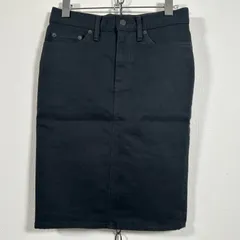 日本製 00s archive Japanese Vintage Hysteric Glamour ヒステリックグラマー ブラックデニム スカート サイズ24 グランジのサムネイル