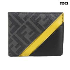FENDI 二つ折り財布 ズッカ柄 バイカラー - メルカリ