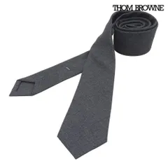 タグ付未使用 トムブラウン THOM BROWNE MNL001A-00626-025 ウール ツイル クラシック ネクタイ ナロー ダークグレー 定価37400円 メンズのサムネイル