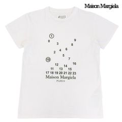 3940【希少人気・美品】イタリア製 メゾンマルジェラ カレンダーロゴ Tシャツ 3940【希少人気・美品】イタリア製 メゾンマルジェラ カレンダーロゴ T