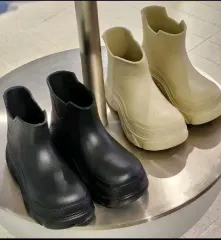 컴젠 レインブーツ 黒 240のサムネイル