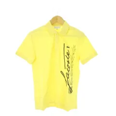 ラコステ LACOSTE ポロシャツ 鹿の子 半袖 ロゴプリント 3 黄 イエロー /CK18 ■GY99のサムネイル