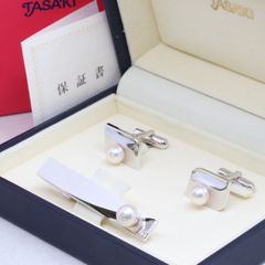 TASAKI タサキ カフス タイピン セット パール ネクタイピン メンズ